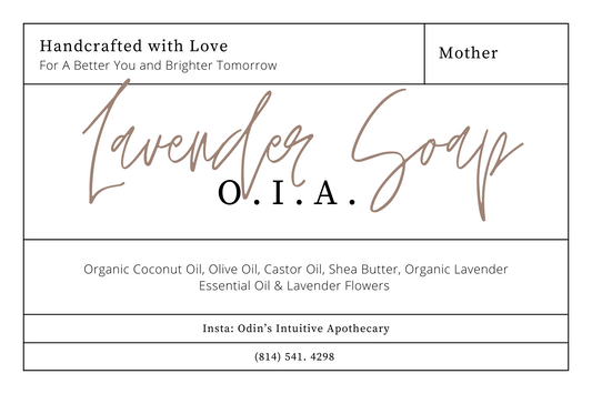 ORGANIC MOISTURIZING LAVENDER OATMEAL SOAP