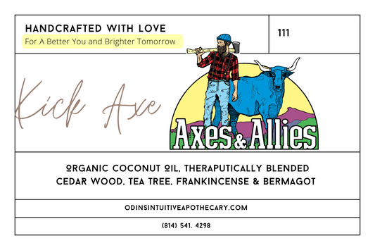 AXES 🪓 COLLAB: KICK AXE ORGANIC ESSENTIAL OIL ROLLER BALL