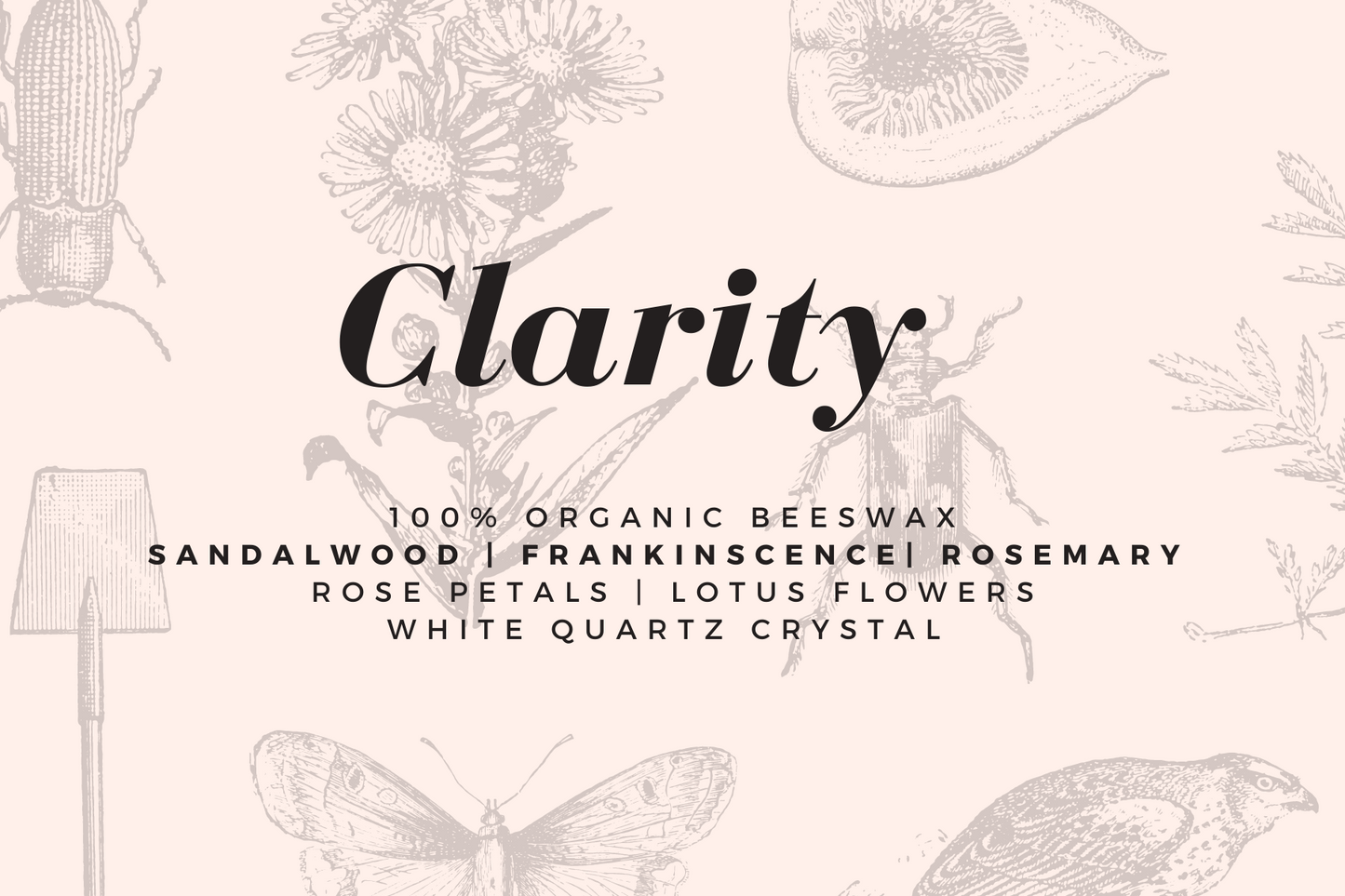 CHAPTER 1: CLARITY CANDLE - 100% Organic Beeswax