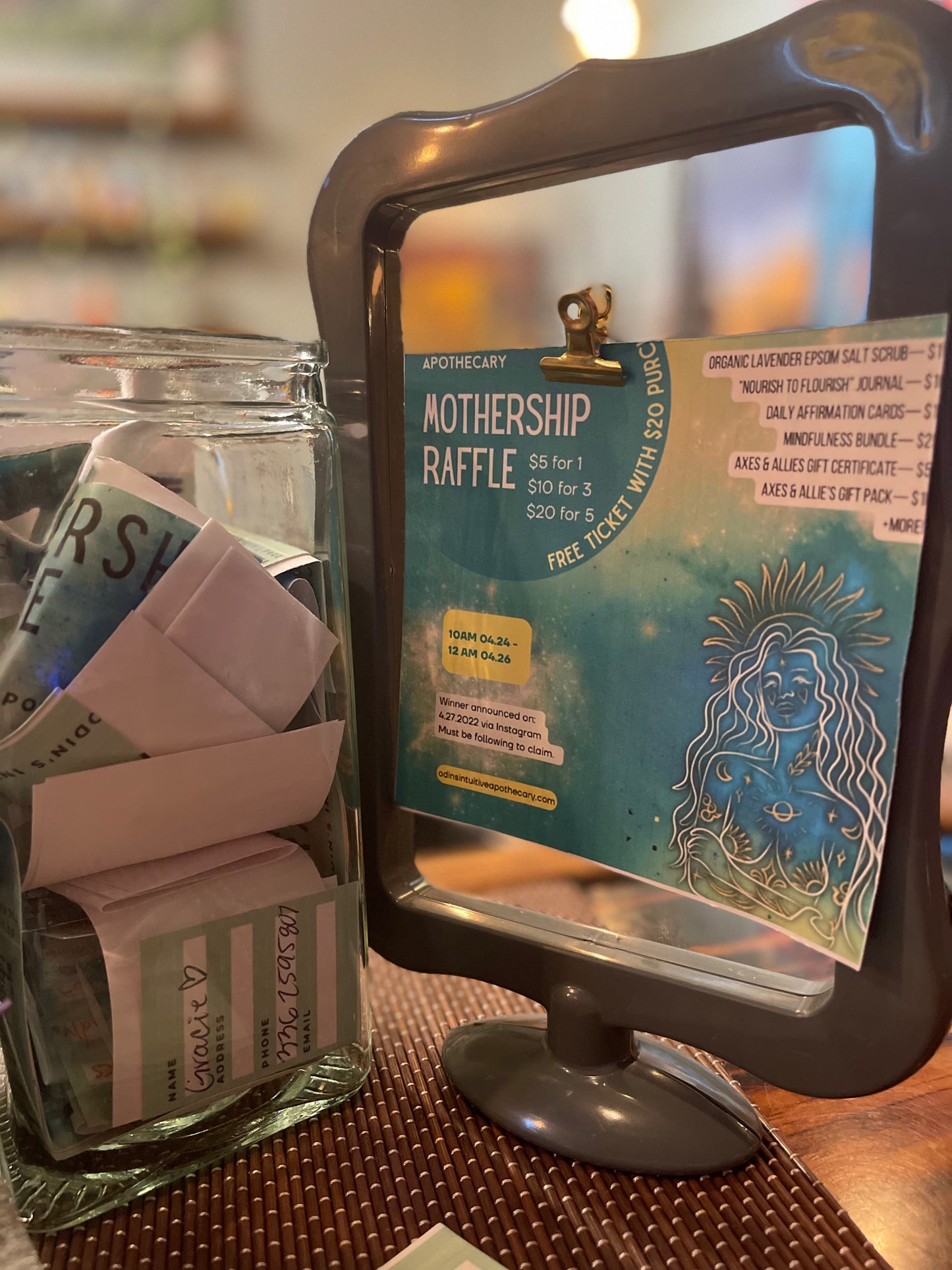 4.24 - 4.26 MOTHERSHIP RAFFLE TICKETS